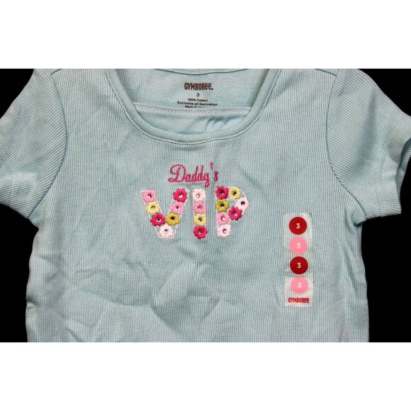 2008 Gymboree Palm Springs T-shirt Top sz 3 Daddy's VIP Florida Vacation Beach - Picture 2 of 5